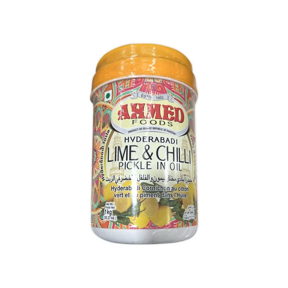 AHMED PICKLE LIME CHILLI HYD 1KG