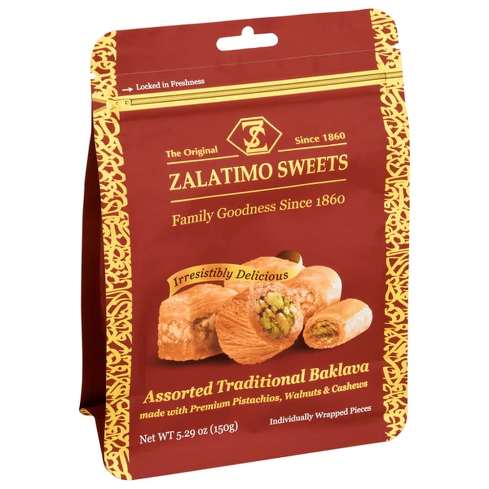 Zalatimo Sweets Assorted Baklava 710g