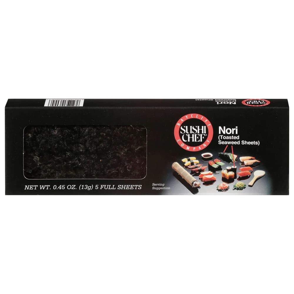 Sushi Chef Nori Seaweed 5ct