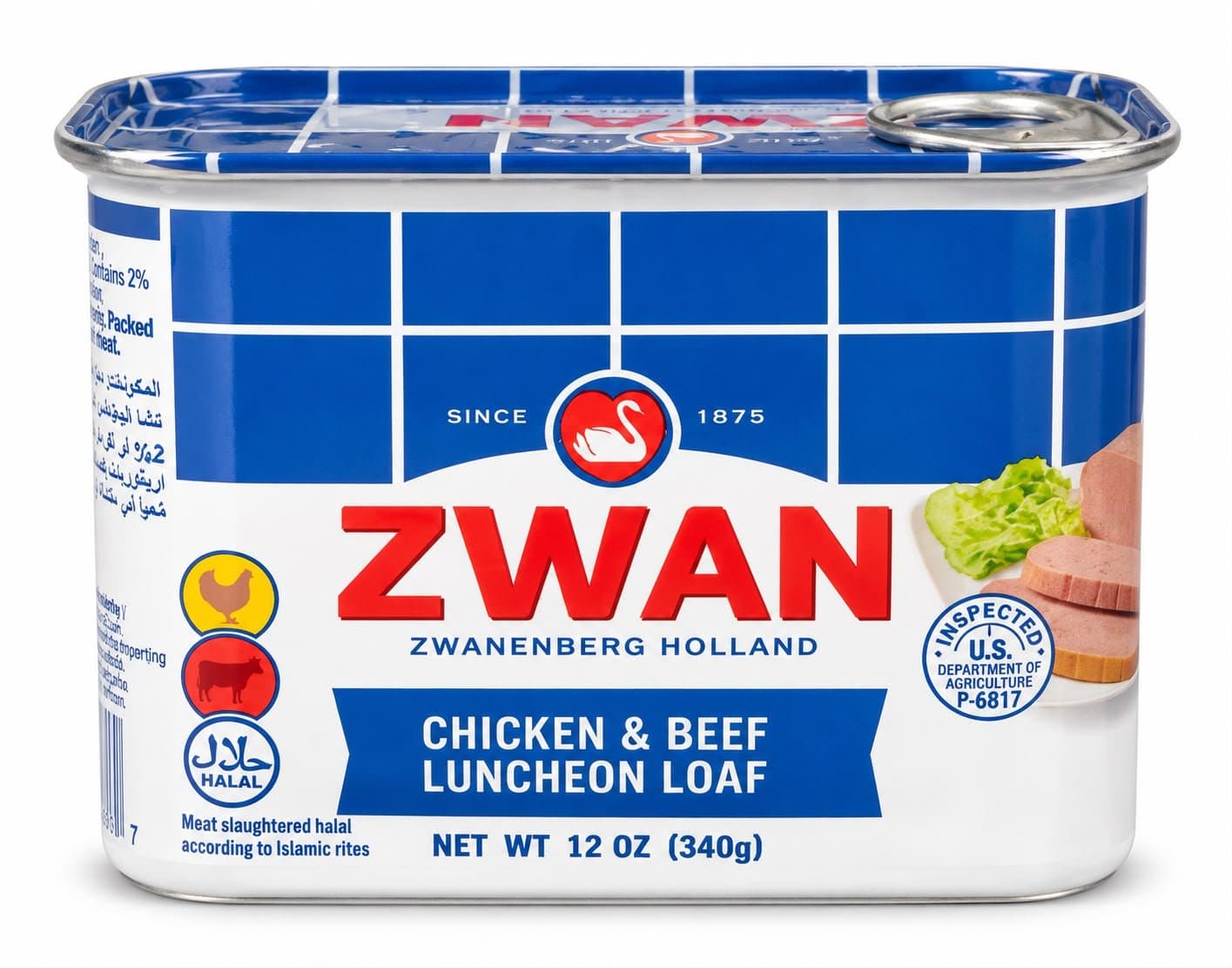 Zawan Chicken & Beef Lunchon 340g